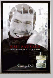 Zidane's Dior Advertisement