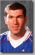 Zidane, number 10 on France's A team