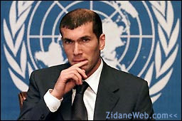 Mr. UN Ambassador, Zinedine Zidane!